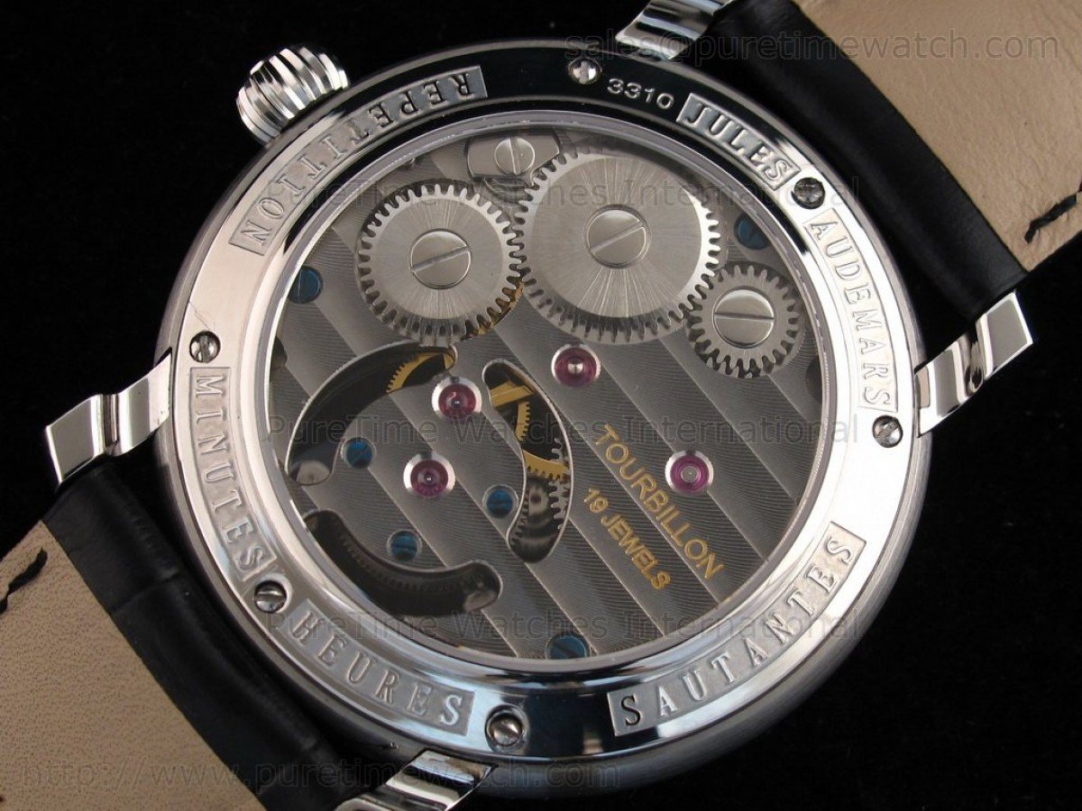 Jules Audemars Tourbillon GMT SS White Dial - Image 5