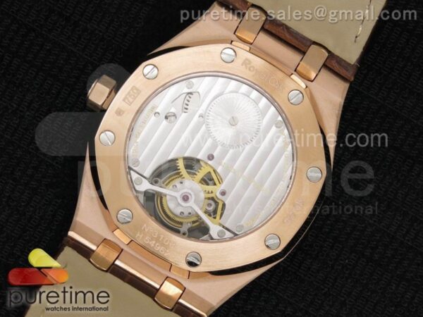 Royal Oak 41mm Tourbillon RG Blue Dial Diamonds - Image 7