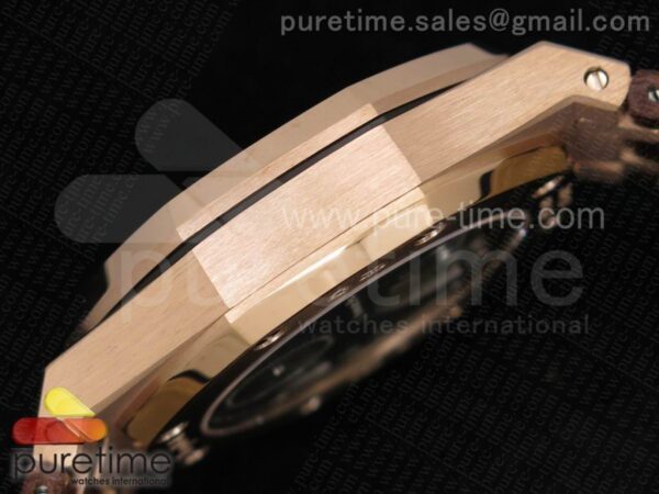 Royal Oak 41mm Tourbillon RG Silver Dial Diamonds - Image 6