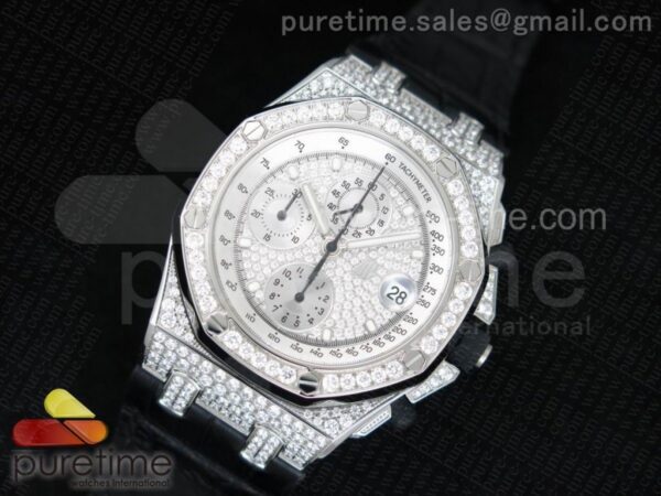 Royal Oak Offshore SS Full Paved Diamonds - Image 2