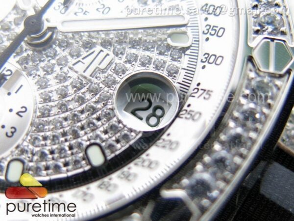 Royal Oak Offshore SS Full Paved Diamonds - Image 4