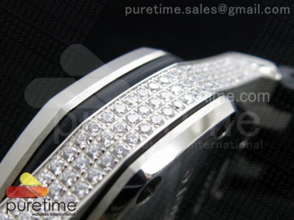 Royal Oak Offshore SS Full Paved Diamonds - Image 11