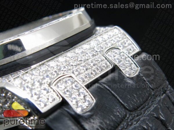 Royal Oak Offshore SS Full Paved Diamonds - Image 12