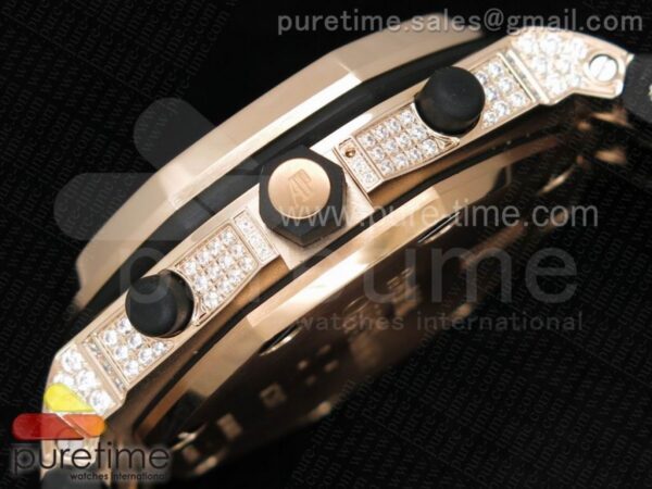 Royal Oak Offshore RG Full Paved Diamonds - Image 8