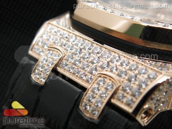 Royal Oak Offshore RG Full Paved Diamonds - Image 11