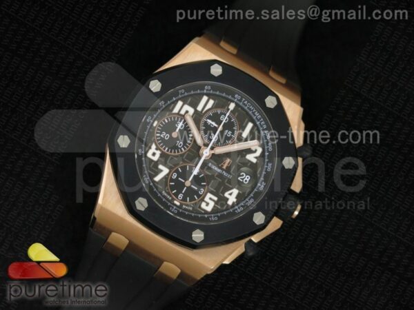 Royal Oak Offshore JF 1:1 Best Edition RG Rubberclad Black Dial - Image 2