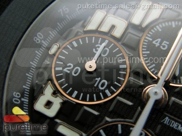 Royal Oak Offshore JF 1:1 Best Edition RG Rubberclad Black Dial - Image 5