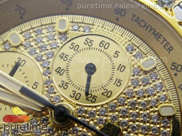 Royal Oak Offshore YG Full Paved Diamonds - Image 5