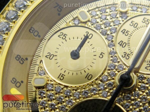Royal Oak Offshore YG Full Paved Diamonds - Image 6