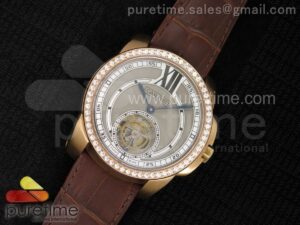 Calibre de Cartier RG Tourbillon Diamonds