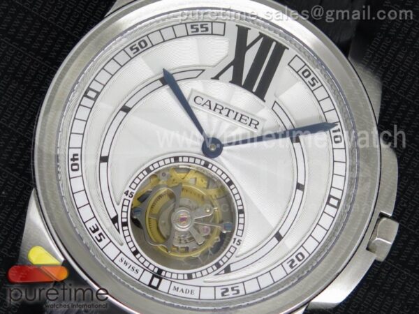 Calibre de Cartier SS Tourbillon Silver - Image 2