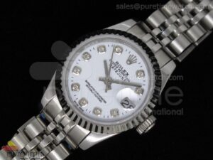 Ladies DateJust SS White Diamond