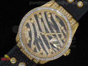 DateJust Royal Black Diamond Paved