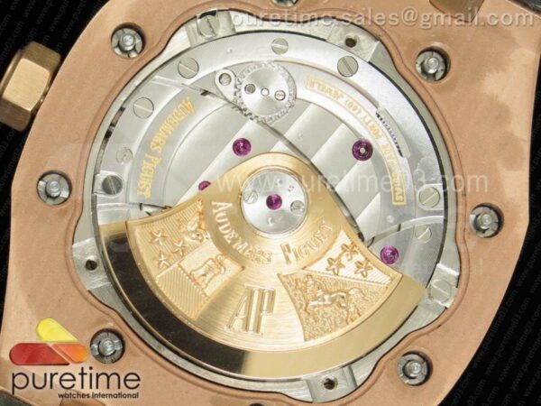 Royal Oak 37mm 15452 RG Full Paved Diamonds - Image 14