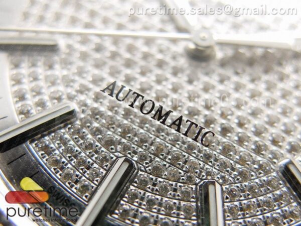 Royal Oak 41mm 15402 SS Full Paved Diamonds - Image 5