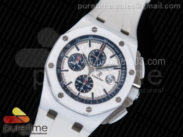 Royal Oak Offshore 44mm Updated White Ceramic - Image 2