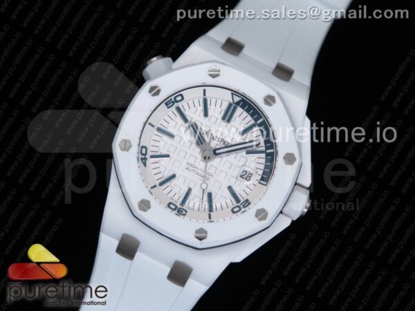 Royal Oak Offshore Diver Solid White Ceramic - Image 2