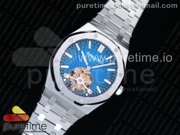 Royal Oak 2018 SIHH SS Tourbillon R8F Blue - Image 2