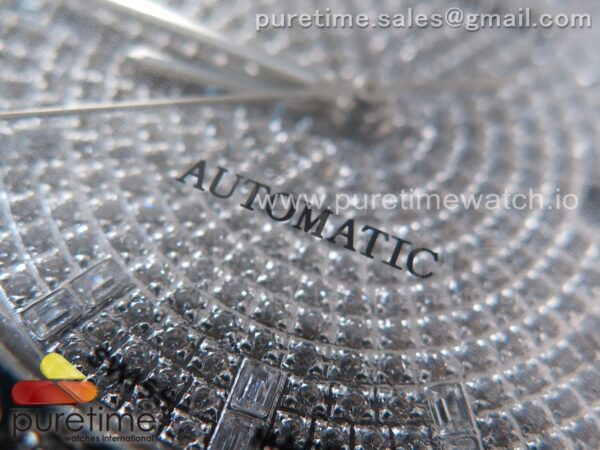 Royal Oak 37mm 15402 SS Full Paved Diamonds - Image 4