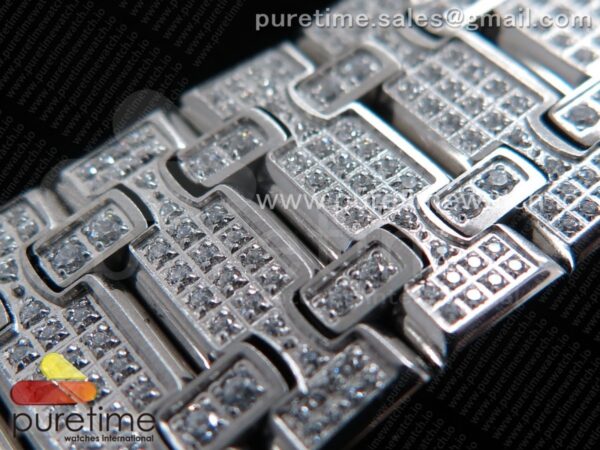 Royal Oak 37mm 15402 SS Full Paved Diamonds - Image 11