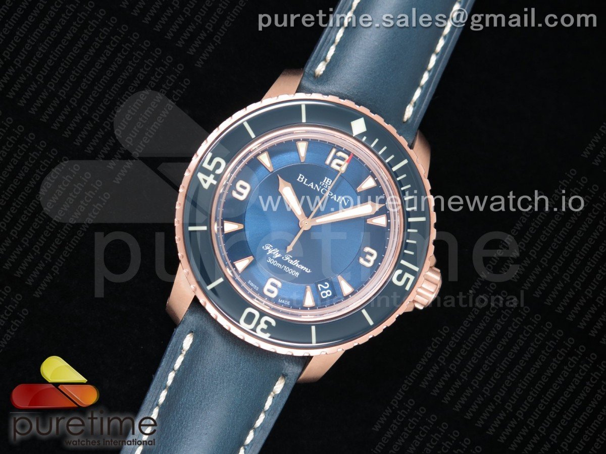 Fifty Fathoms RG Bright Blue