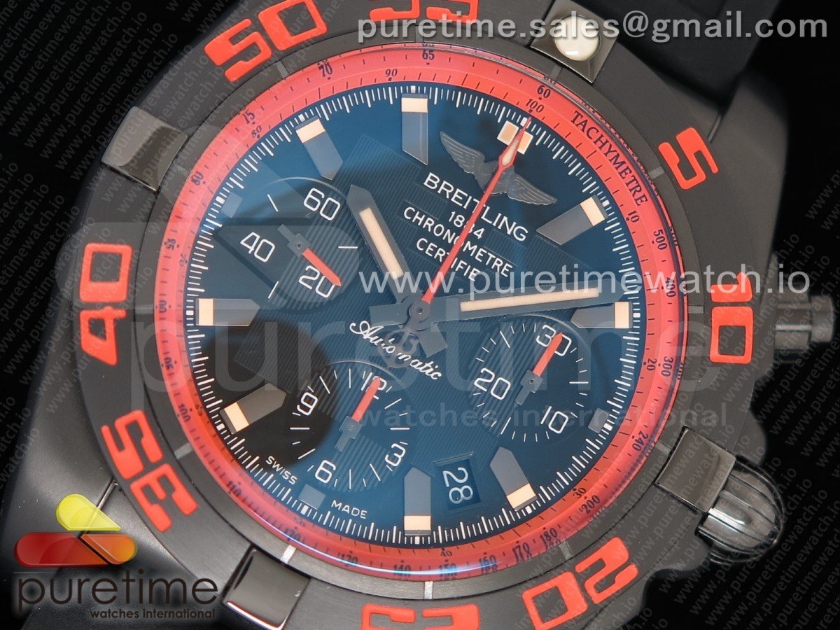 Chronomat 44mm Blacksteel Orange - Image 2