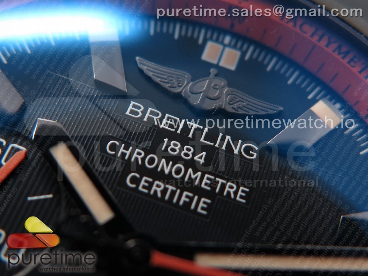 Chronomat 44mm Blacksteel Orange - Image 7