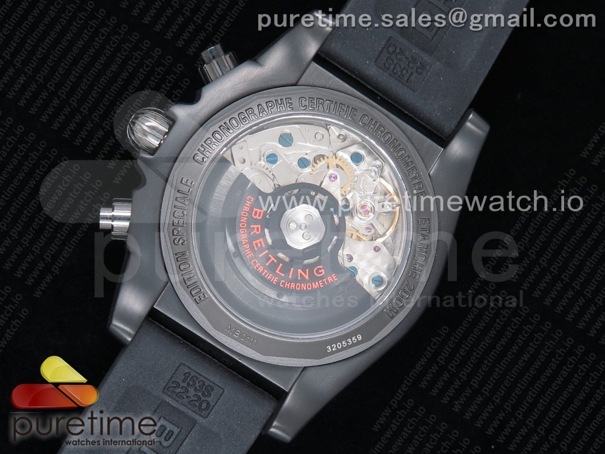 Chronomat 44mm Blacksteel Orange - Image 22