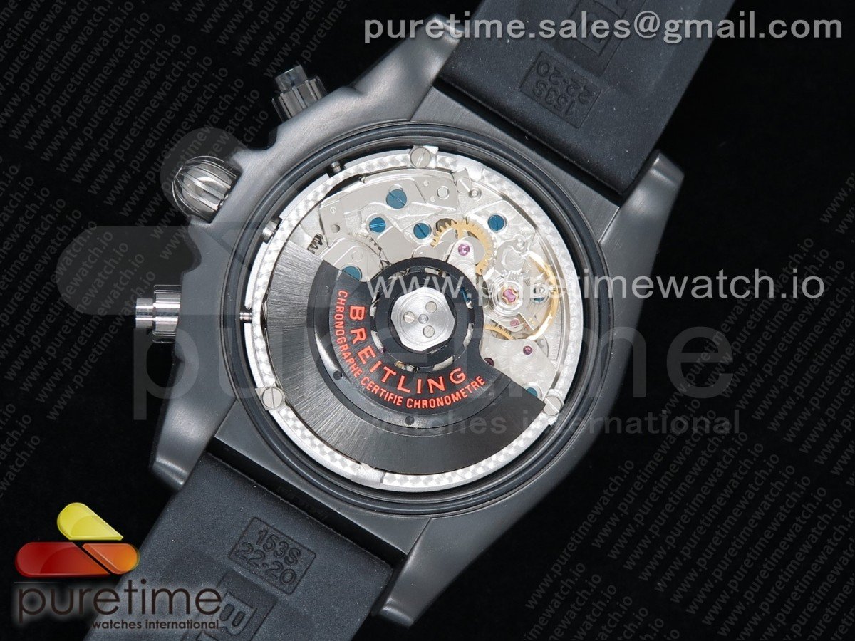 Chronomat 44mm Blacksteel Orange - Image 23