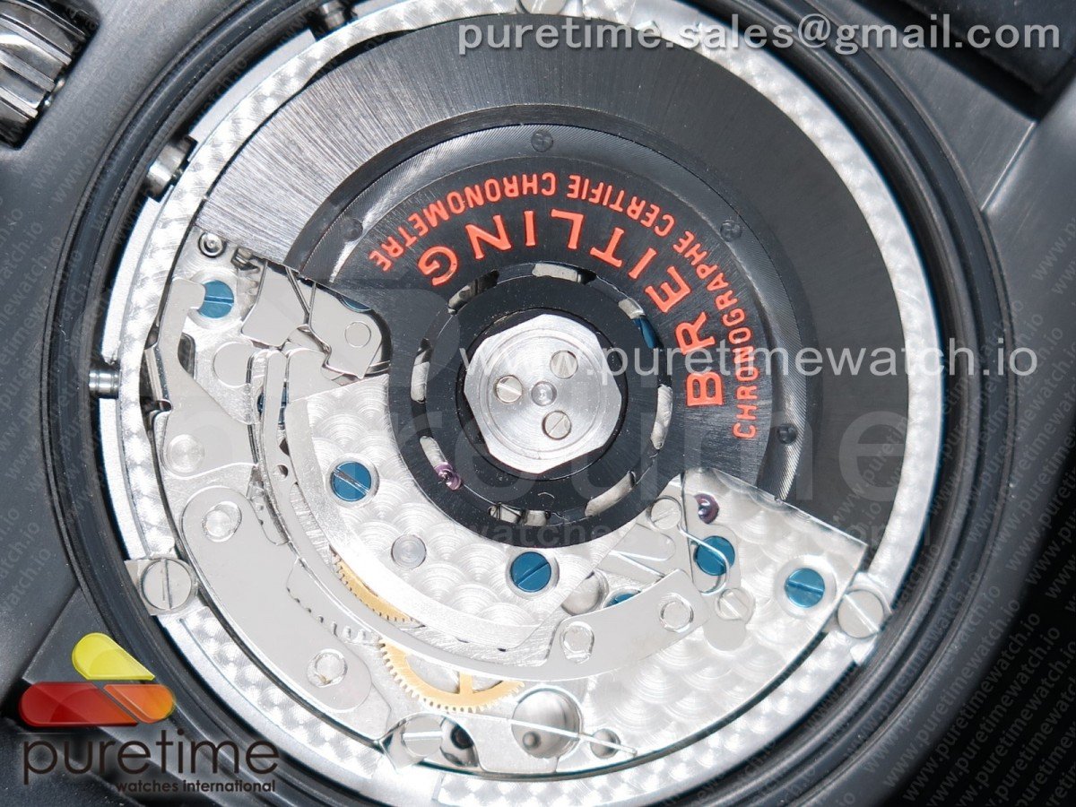 Chronomat 44mm Blacksteel Orange - Image 25