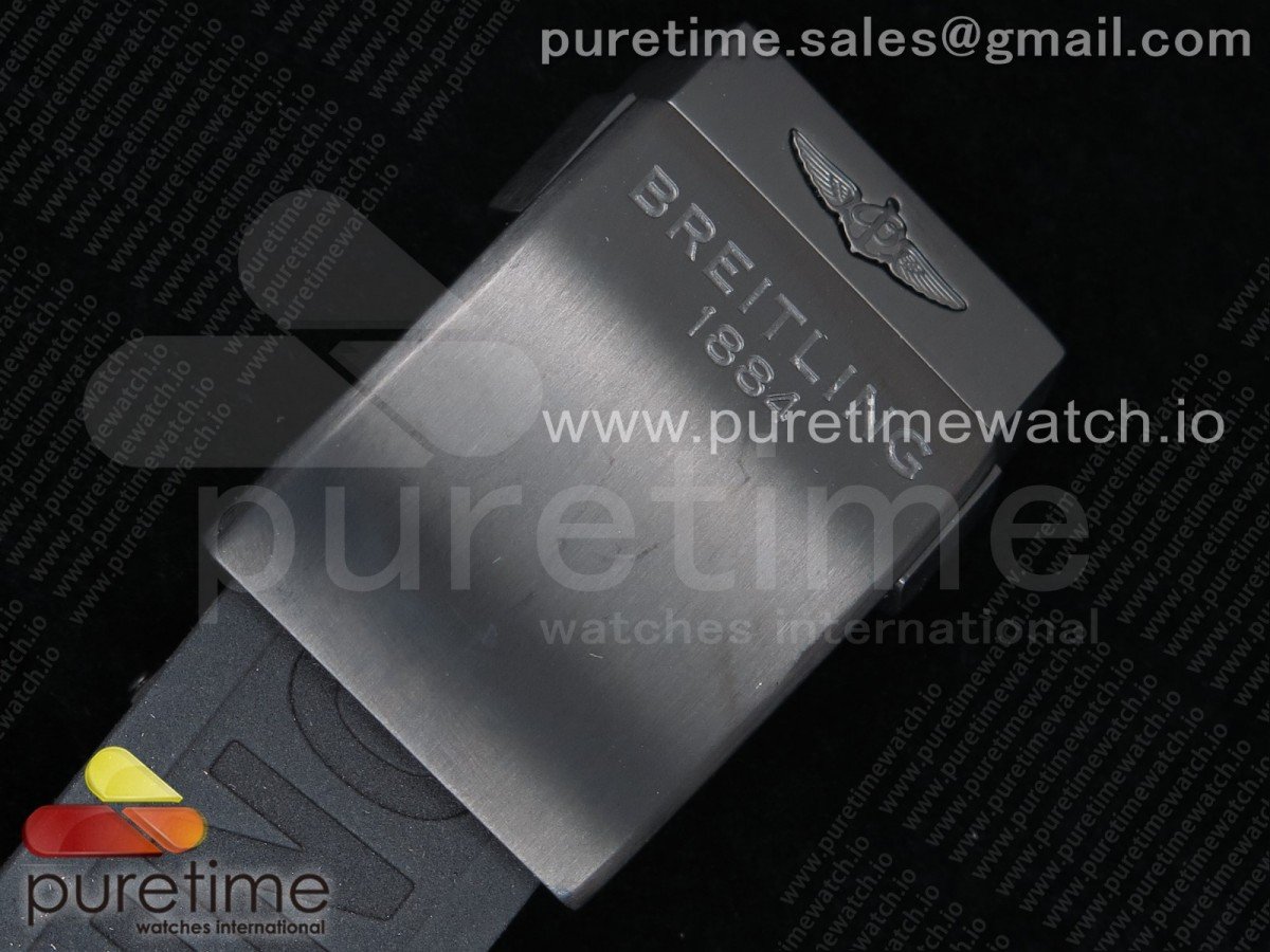 Chronomat 44mm Blacksteel Orange - Image 10