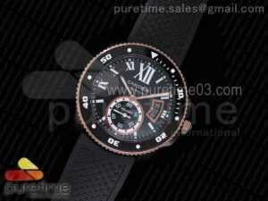 Calibre De Cartier Diver DLC Black