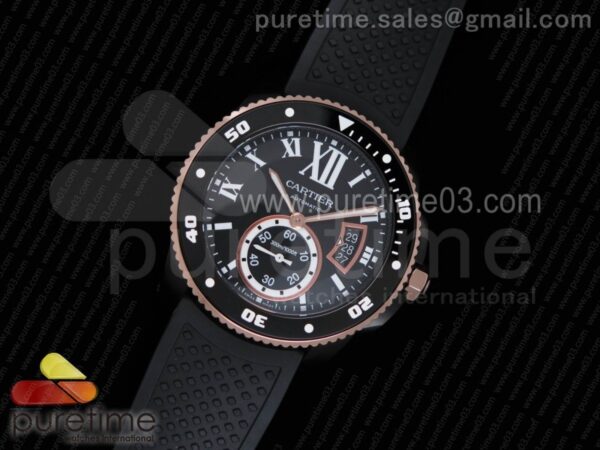 Calibre De Cartier Diver DLC Black