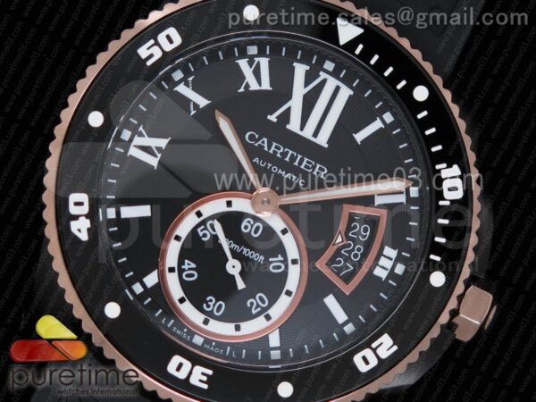 Calibre De Cartier Diver DLC Black - Image 2