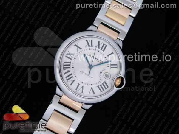 Ballon Bleu 42mm SS/YG Thick Wrapped Gold