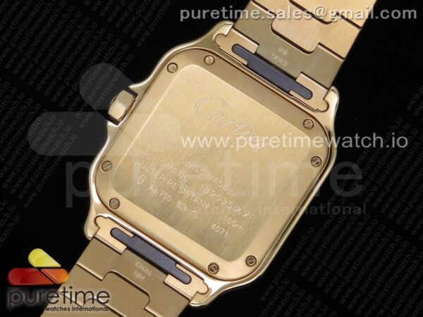 Santos de Cartier 35mm YG Diamonds Bezel BVF - Image 21