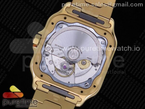 Santos de Cartier 35mm YG Diamonds Bezel BVF - Image 22