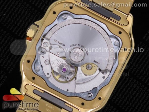 Santos de Cartier 35mm YG Diamonds Bezel BVF - Image 23