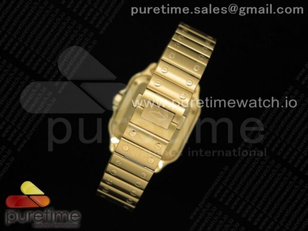 Santos de Cartier 35mm YG Diamonds Bezel BVF - Image 16