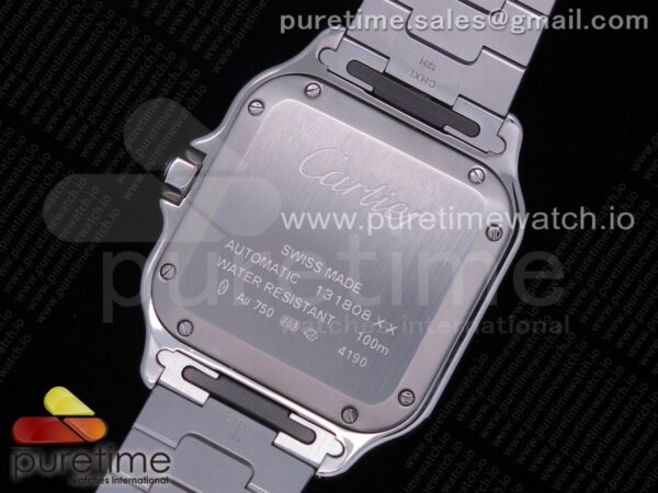 Santos de Cartier 35mm SS Diamonds Bezel BVF - Image 20