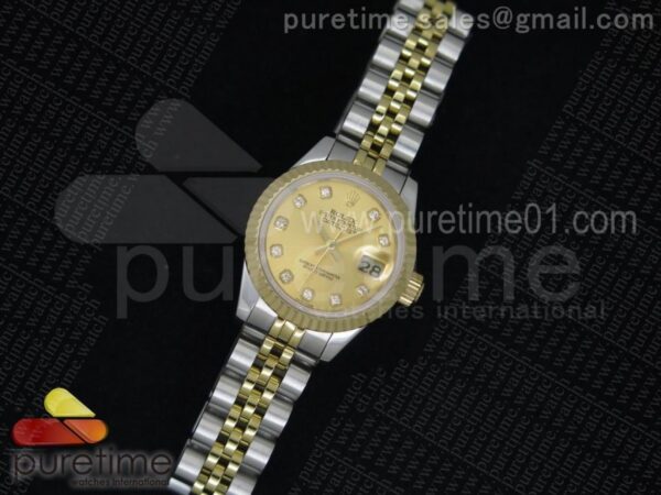 Ladies DateJust SS Yellow - Image 2