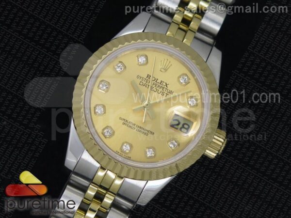 Ladies DateJust SS Yellow