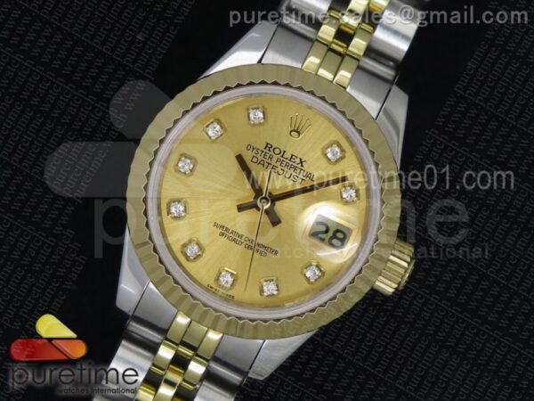Ladies DateJust SS Yellow - Image 11