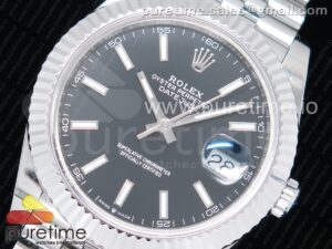 DateJust Men SS Black