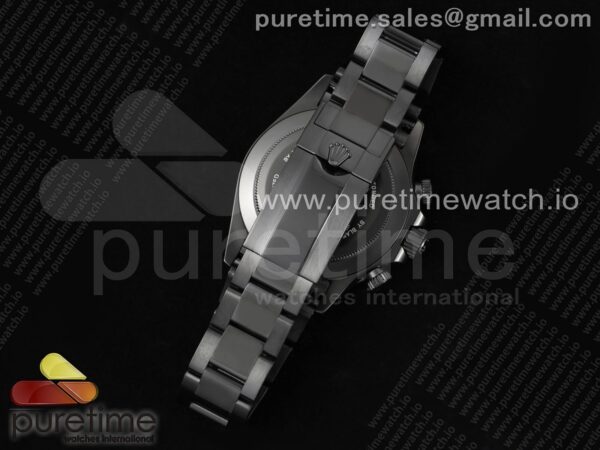 Daytona All Black PVD TWF Best Edition Rainbow Diamonds Bezel Black Dial on PVD Bracelet SA4130 - Image 8