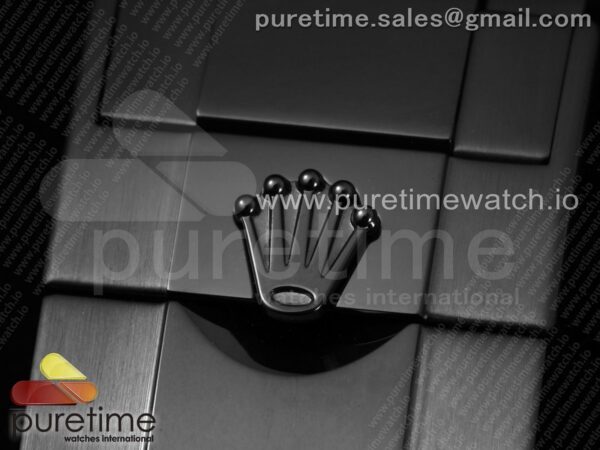 Daytona All Black PVD TWF Best Edition Rainbow Diamonds Bezel Black Dial on PVD Bracelet SA4130 - Image 14