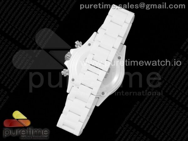 Daytona AET White Ceramic Case and Bracelet Tiffany Blue Dial SA4130 - Image 7