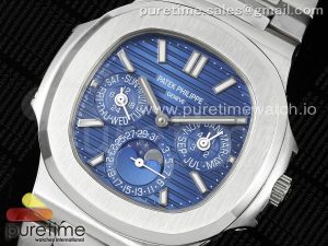 Nautilus 5740 SS GRF Best Edition Blue Dial on SS Bracelet A240