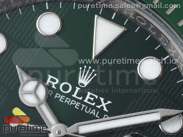 Submariner 116610 LV Green Ceramic NTF 904L 1:1 Best Edition on SS Bracelet VR3135 - Image 6