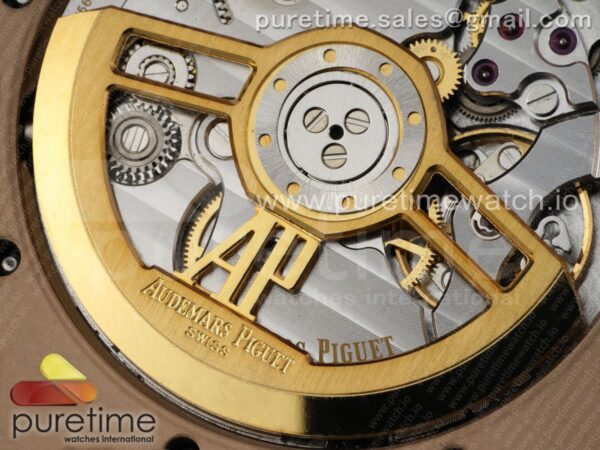 Royal Oak 41mm 15500 RG APSF 1:1 Best Edition Black Textured Dial on RG Bracelet A4302 Super Clone - Image 18